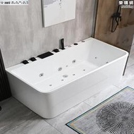 科勒旗下卡麗家用浴缸成人獨立式浴缸壓克力小浴缸小戶型衝浪恆溫