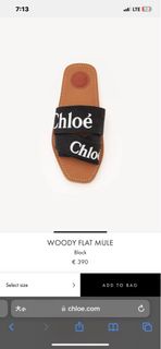 代購 Chloe sandals 黑色 白色 牛仔拖鞋 涼鞋 36 37 38 39 40 41