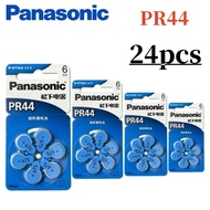 24pcs PR44 Original Panasonic Hearing Aid Batteries Size 675 675A A675 PR44 Battery For Sound Amplif