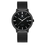 ＆ Wwoor/Wwoor 8826 Mesh Belt Mens Quartz Watch Ultra-Thin Waterproof 【Hot selling】