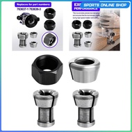 [Beauty] Professional Collet Nut Kit Durable Metal Reliable Spare Parts for Compatible RP0900 RT0700