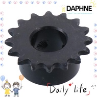 DAPHNE 16 Tooth Gear, C45 Carbon Steel 25 Chain B Type Hardened Teeth, Durable Single Strand 1/4" Pi
