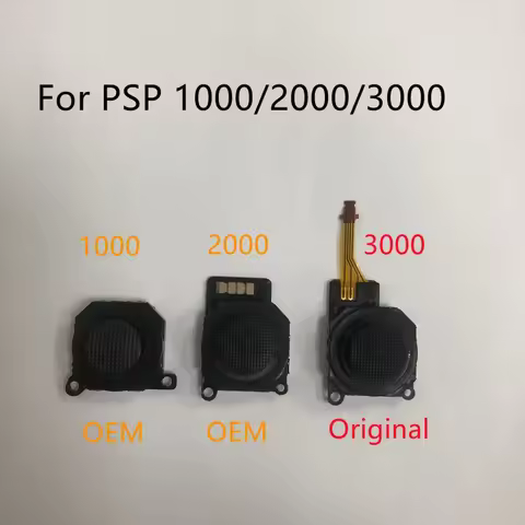 PSP1000/PSP2000/PSP3000 Replacement for Sony Psp 1000 2000 3000 3D Analog Stick with Button Module J