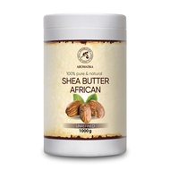 Shea Butter 1000 g - Cold Pressed & Unrefined - African Shea Butter - Pure & Natural Karité Body But