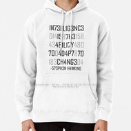 Adapt Or Die Encoded Hoodie Sweater 6Xl Cotton Stephen Hawking Science Intelligence Geeks Physics Ne
