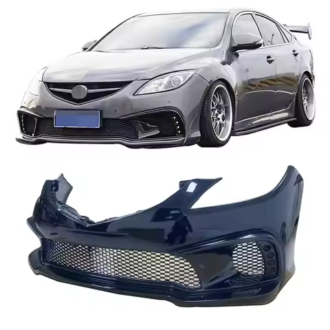 For Mazda 6 Rui Wing Front Bumper Grille Mazda 6 Body Kit Spoiler Diffuser Front Lip
