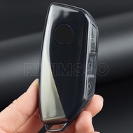 Transparent Soft TPU Car Key Case Cover for 2023 BMW New X1 Energy Ix XM X1 I7 X7 7 Series Smart Remote Key Protect Shell Accessories