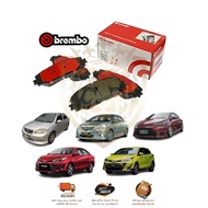 BREMBO 100% ORIGINAL ITALY BRAKE PAD - TOYOTA VIOS NCP42 2002~2007/VIOS NCP93 07-12/VIOS NCP150 13-1