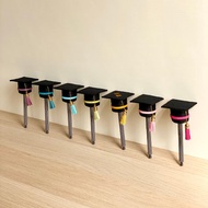 畢業學士帽 ‧ 造型筆 ‧ 專屬祝福客製繡字畢業禮物