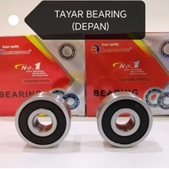 HONDA BEAT 110 110Fi / ICON 110 TAYAR BEARING SET DEPAN (6201~2pcs) BEARING TAYAR