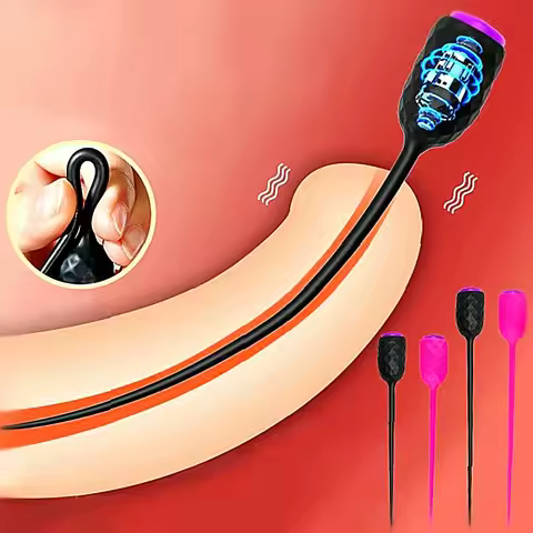 Multi-Functional Premium Urethral Sounding Vibrator Set Male Masturbation Tools With Catheter Dilato