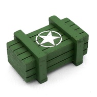 1/10 Climbing Car Model Car Decorations Simulation Weapon Box Ammunition Box Special Forces Soldier 