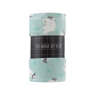 HLS FLEECE BLANKET 50X60 CSLW06 BEAR GRN