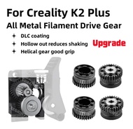 For Creality K2 Plus Extruder All Metal Filament Drive Gear For Creality K2 Plus Nickel Plated DLC C