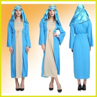 ◶ ◎ ❃ Mama Mary Costume for Female Adults Mother Mary Cosplay for Women Nativity Holiday Bible Char