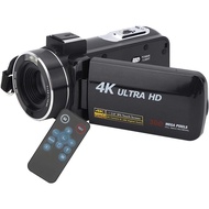 4K Camcorder Video Camera, Ultra HD 4K 1080P Vlogging Video Camera Recorder, 3inch IPS Touch Screen 18X Digital Zoom Cam