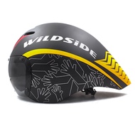 Wildside Aero TT Road Bicycle Helmet Racing Cycling Sports Triathlon TT Ultralight Bike Safety Helme