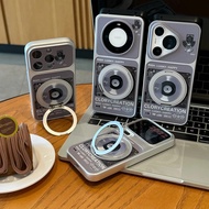 Retro CD player stand Case For Honor X9D X9C Smart X9B X9A X8D X8C X8B X8A X7D X7C X7B X7A X7 X6D X6
