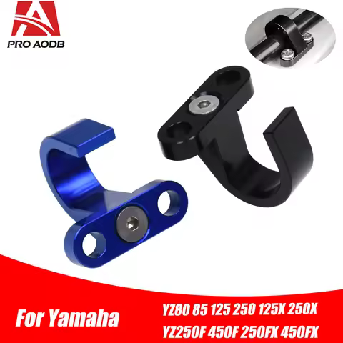 For Yamaha motorcycle accessories 2pcs Rear Brake Hose Clamp Guide Aluminum YZ125 250 YZ250F YZ450F 