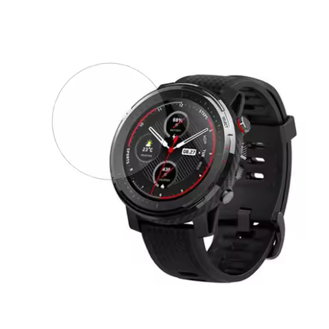 Hard Tempered Glass Screen Protector Cover Protective Film Guard For AMAZFIT Stratos 3 A1928 Smartwa