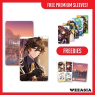 GENSHIN IMPACT LIYUE CHARACTERS ZHONGLI HU TAO XIAO CARDS PHOTOCARDS Print with FREEBIES | WEEASIA