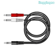 RR Reliable 3 5mm Male To Double 3 5mm Cable For L R Speaker Connection 150cm