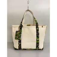 NO WHERE Tote Bag Purse canvas CRM Animal SM-YS8-0000-C33 Direct from Japan Secondhand