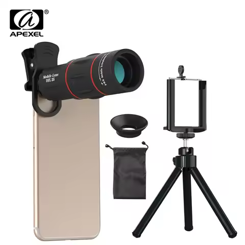 APEXEL 18X Telescope Zoom lens Monocular Mobile Phone camera Lens for iPhone Samsung Smartphones for