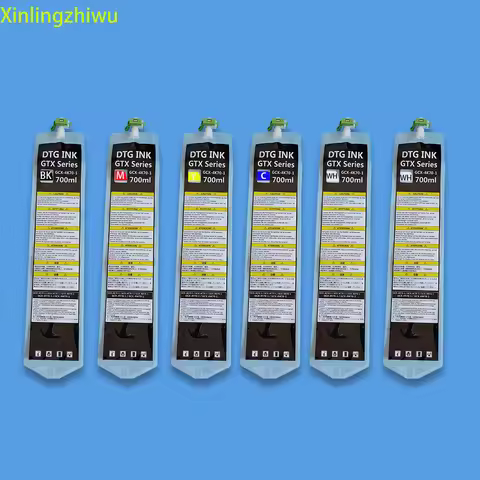 Ink brother printer ink pouches empty with compatible chips for brother GTX series printer GCX-4K70-
