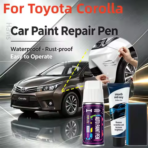 For Toyota Corolla White 070 089 Silver 1F7 Brown 4U3 Yellow Car Paint Repair wax Touch Up Scratch R