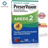 PreserVision AREDS 2 Eye Vitamin &amp; Mineral Supplement Contains Lutein Vitamin C Zeaxanthin Zinc &amp; Vitamin E 120 Softgels