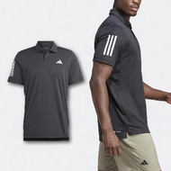 adidas Polo衫 3-Stripes 黑 白 男款 吸濕排汗 運動 三線 愛迪達 HS3269