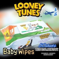 - - Looney Tunes - 主題 嬰兒濕紙巾(大人通用) 純水 BabyWipes 80張 寶寶