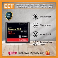 Sandisk Extreme Pro 32GB / 64GB / 128GB / 256GB 160MB/s VPG20 UDMA 7 CompactFlash CF Memory Card