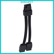 KOKO 12VHPWR Adapter 2x 8Pin to 16Pin GPU Extension Cable for 3090Ti 4070Ti 4080 4090 Graphics Card 