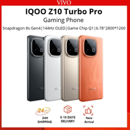VIVO IQOO Z10 Turbo Pro Snapdragon 8S Gen4 | ชิปเล่นเกม Q1แกนคู่6.78 "OLED 144Hz ความละเอียด2800*126