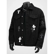 American Cross Badge Street Wear Fashion Boy Jacket Men Spring Autumn Street Wear Loose Casual Fried
