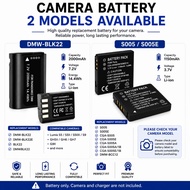 CGA S005 S005E DMW-BLK22 Camera Li-ion Battery BCC12 S005A BLK22E LUMIX S5 S5II S5IIX GH5II GH6 GH7 