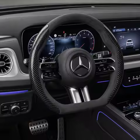 Suitable for Mercedes-Benz Steering Wheel Cover Suitable for E Class S C a Glc Suv Eqc Gle Gla Eqe A