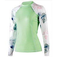 Youlong Diving AROPEC Women's Print Stitching Long-Sleeved Sunscreen Jellyfish Clothing SS-5K88W-LG/
