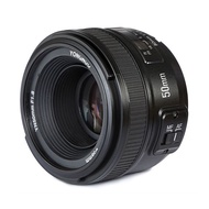 YONGNUO YN50mm YN50 F1.8 EF EOS 50MM AF MF Camera Lens For Canon Rebel T6 EOS 700D 750D 800D 5D Mark II IV 10D 1300D black 50 mm