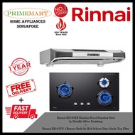 Rinnai RH-90ER Slimline Hood + Rinnai RB93TG 3 Burner Built-in Hob *BUNDLE DEAL - FREE DELIVERY