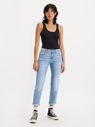 กางเกงยีนส์ผู้หญิง Levis® Womens Mid-Rise Boyfriend Jeans