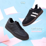 PVN Taehyung Back To School Black School Shoes Sneakers Wanita Sport Shoes 303