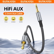 SUNKANDI 3.5mm Audio Cable Auxiliary Interface Headphone Cable Car & Home Audio Cable
