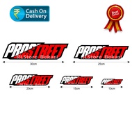 Prostreet Sticker Motorcycle Sticker Helmet Sticker PRINT CUTTING
