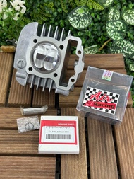 เสื้อ110iลูก54/4วาล์วลูกแอร์หัวนูนพร้อมปาดหลบวาวปลอกสูบใส่แคร้งเดิมได้เลย