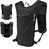 วิ่งกลางแจ้ง Hydration Vest Trail Running กระเป๋าเป้สะพายหลัง Breathable Ultralight Hydration Vest ม