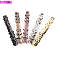 SHANHAI Spiral Rings Binder Clip A5 A6 A7 Colorful Diary with Screw File Folder Refillable