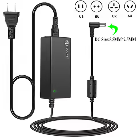 19V AC Power Adapter for HP Pavilion 20 21.5 23 23.8 25 27 Inch 22cwa 25vx 22bw 23bw 23cw 24ea 24es